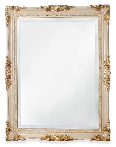 Зеркало прямоугольное Tiffany World avorio/oro