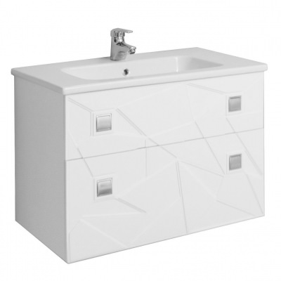 Мебель для ванной Атолл Корсо 280 белая 80 см
