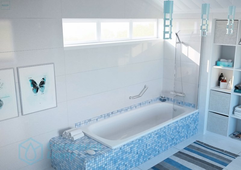 Стальная ванна BLB Universal HG 150-70 см толщина 3.5 мм с ножками купить в  Краснодаре: Цена: 28 200 руб.