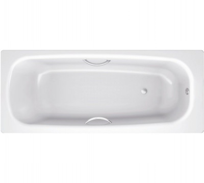 Стальная ванна BLB Universal HG 150-75 см толщина 3.5 мм с ручками и ножками