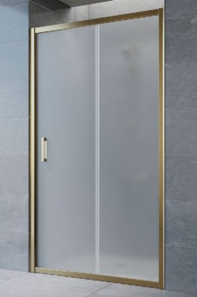 Душевая дверь Vegas-Glass ZP 120 профиль бронза, стекло сатин