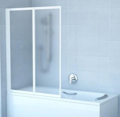 Шторка для ванны Ravak VS2 профиль белый 105 см