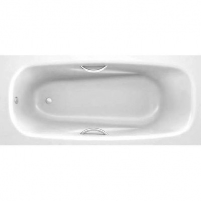 Стальная ванна BLB Universal Anatomica HG 170-75 см толщина 3.5 мм с ручками и ножками