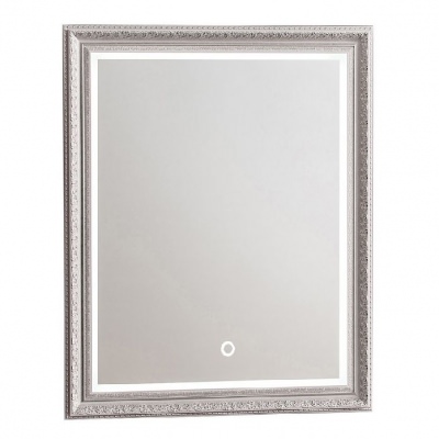 Зеркало Марсель 63 багет серебро с подсветкой и сенсором