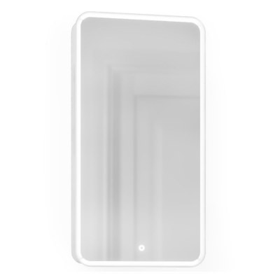 Зеркало-шкаф Jorno Pastel 46 белый жемчуг с подсветкой