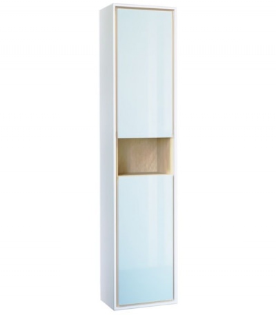 Пенал Jorno Glass подвесной белый