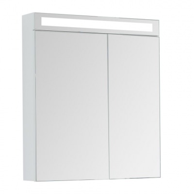 Зеркальный шкаф Dreja Max 70 см белый