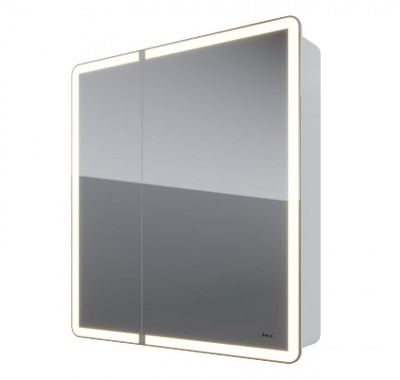 Зеркальный шкаф Dreja Point 80 см белый