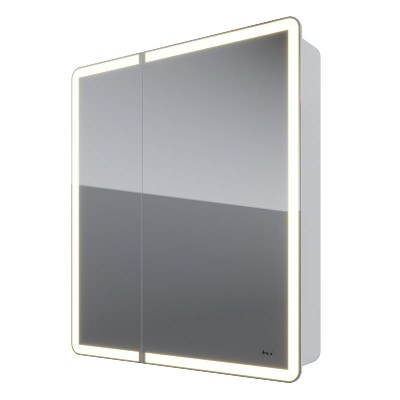 Зеркальный шкаф Dreja Point 70 см белый
