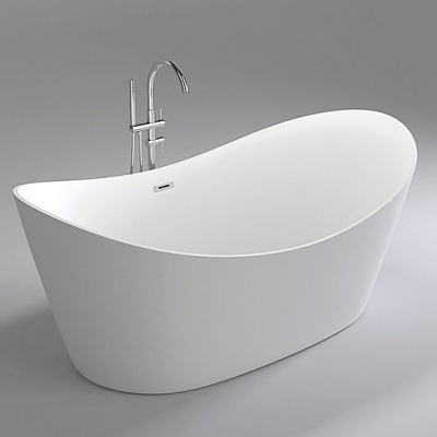 Акриловая ванна Black & White SB104 180 см отдельностоящая
