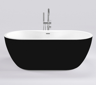 Акриловая ванна Black & White SB111 Black 180 см отдельностоящая